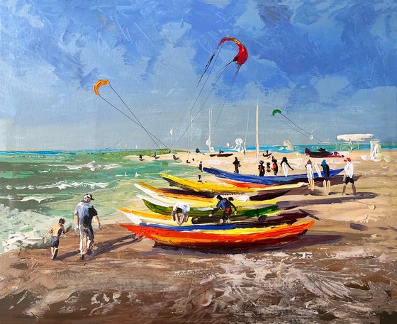 Kites over the Sea