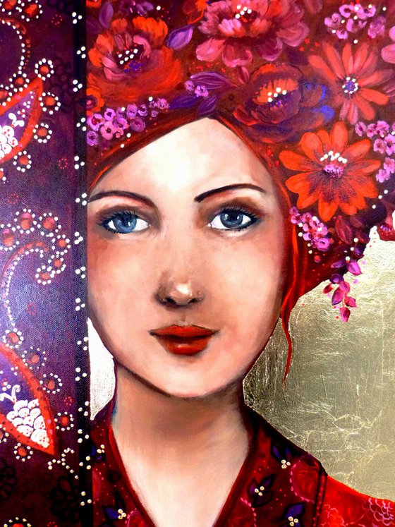 Purple travel 50 x 61