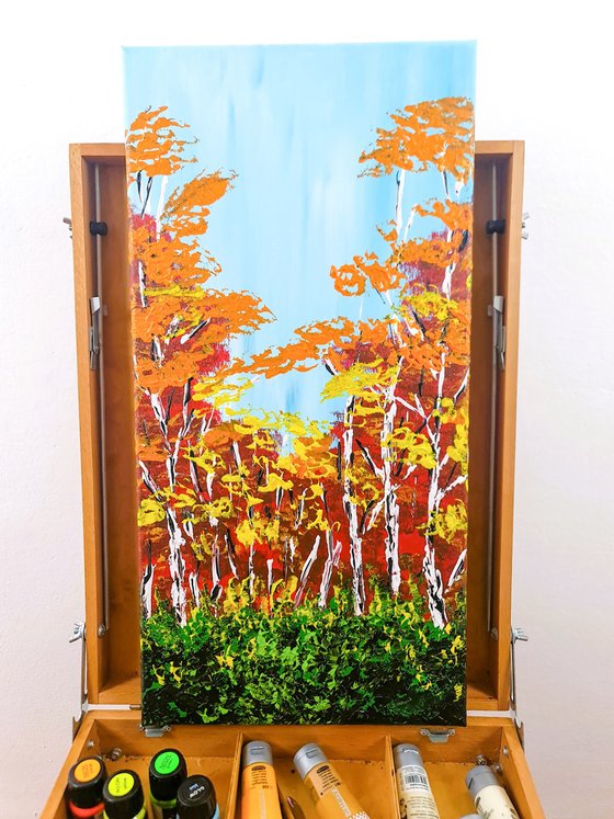 Heavenly Birches 1