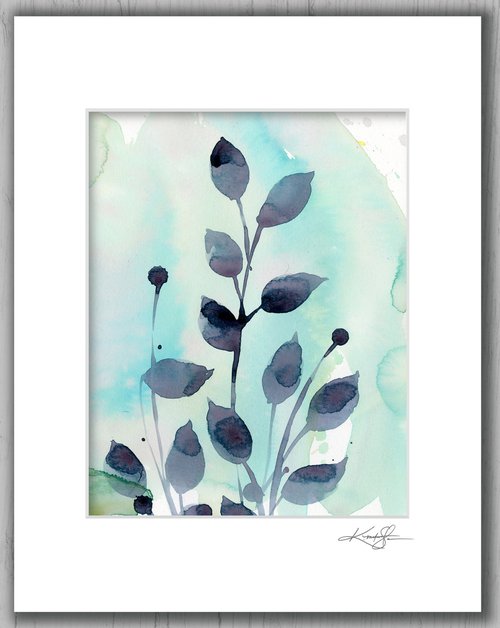 Organic Abstract 209 - Flower Painting by Kathy Morton Stanion by Kathy Morton Stanion
