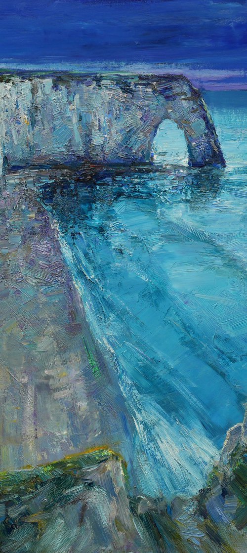 Ocean coast by Sergei Chernyakovsky