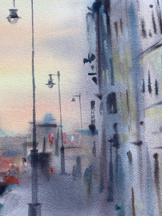 The city holds the last light