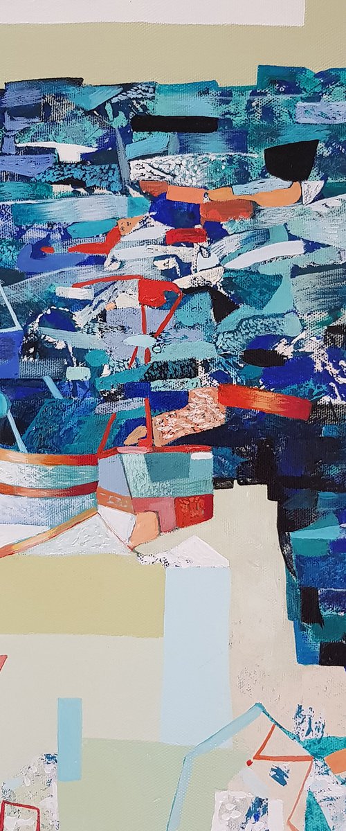 Abstraction Full sails of freedom 2 by Kate Kulish