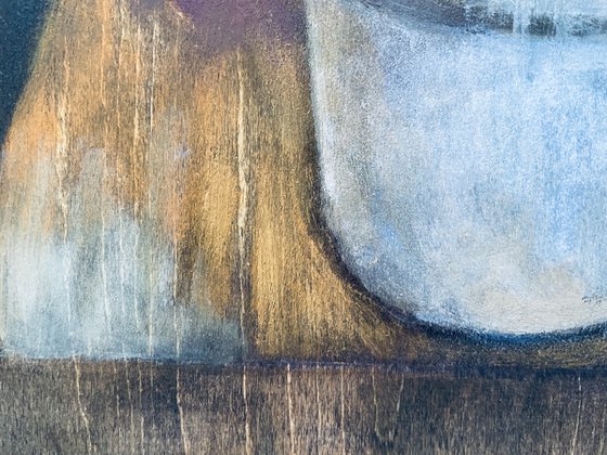 Still life with pomegranate