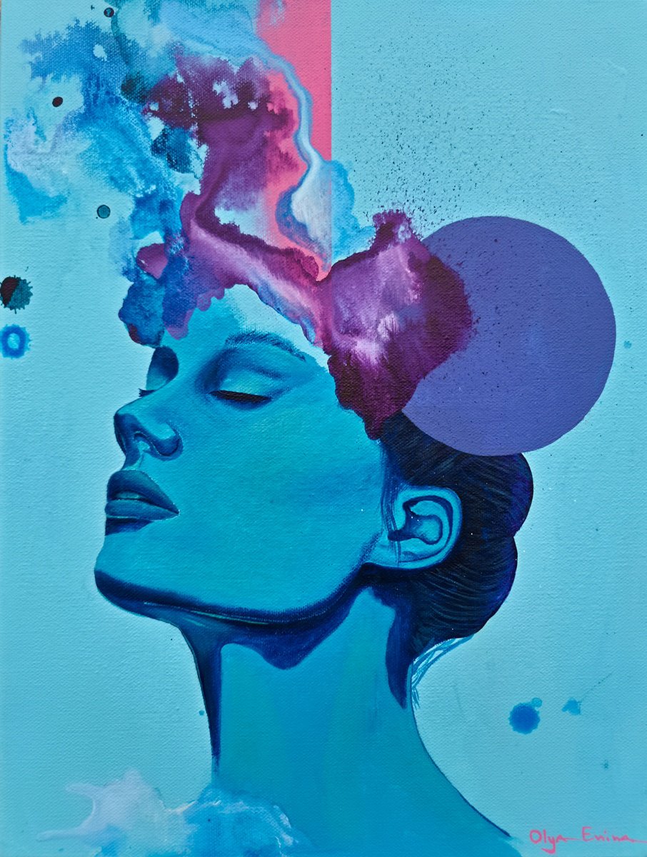 Say Less. Feel More By Olya Enina, 12 X 16, Artwork For Sale On Artfinder