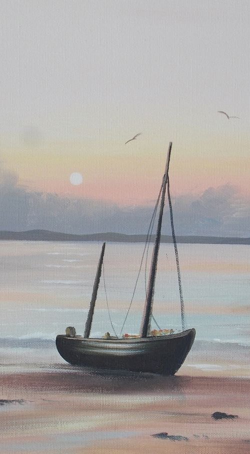 galway bay boat by cathal o malley