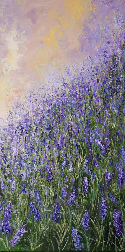 Lavender rain by Colette Baumback
