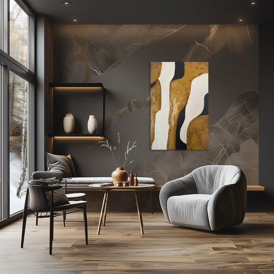 Golden River 60x90x2 cm