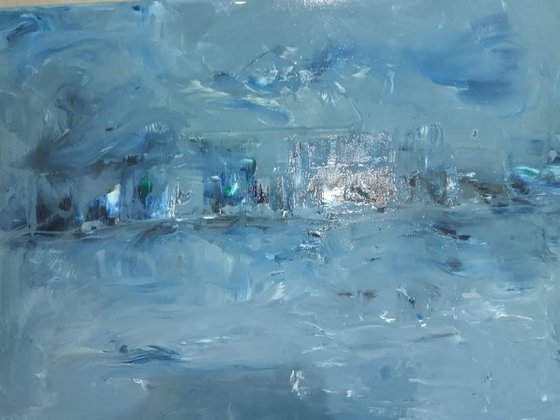 Pale Blue Atmospheric Field