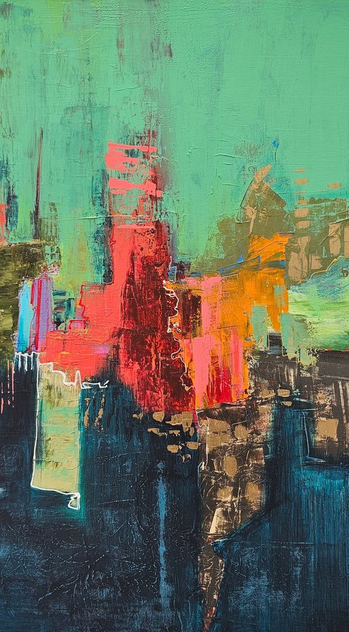 Turquoise Horizon by Sheetal Singh