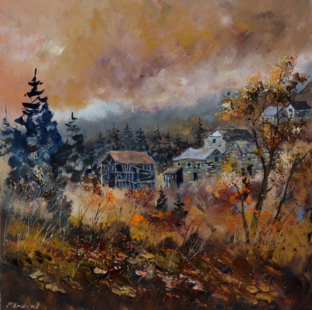 Autumn in my countryside 77 by Pol Henry Ledent