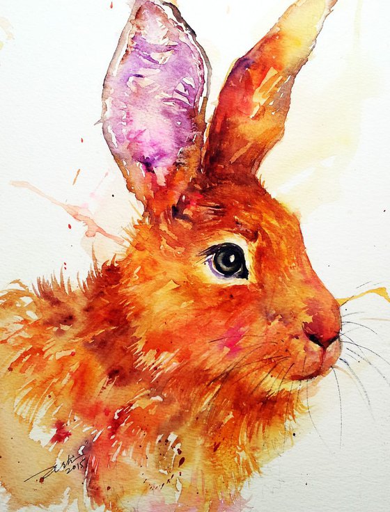 Burnt Orange Hare