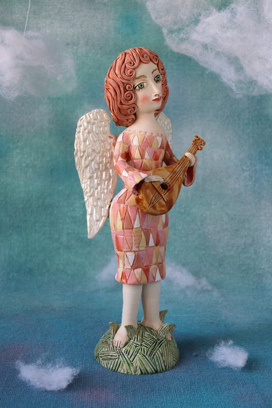 Song of the angels II. OOAK sculpture.