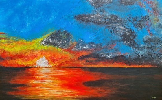 Sunset storm 1