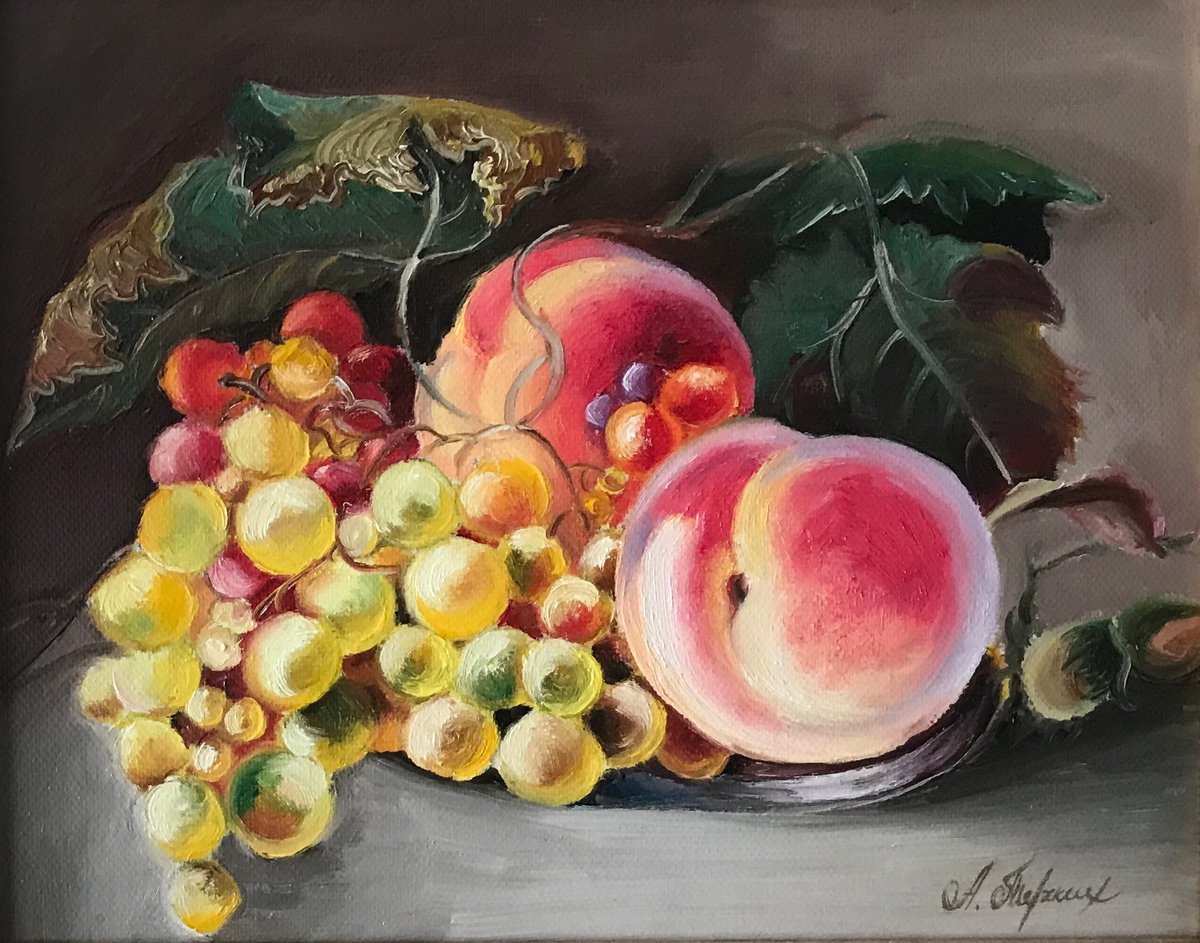 Peaches & Grape by Anastasia Terskih
