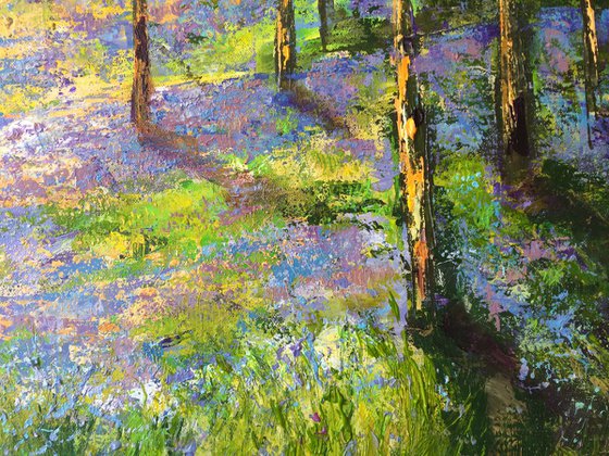 Into Blue- landscape painting