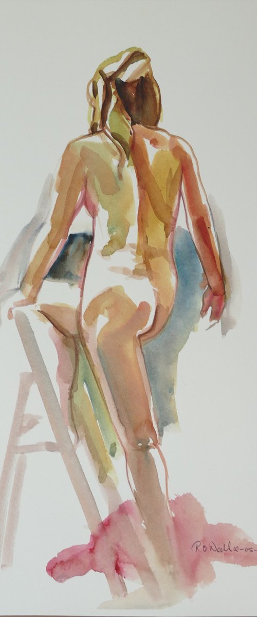 Standing female nude by Rory O’Neill