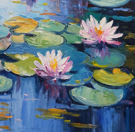 Water Lilies Pond Dreamscape