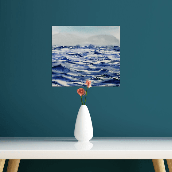 Abstract  Seascape painting