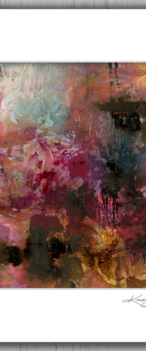 All Who Wonder 5 - Mixed Media Textural Abstract Painting by Kathy Morton Stanion by Kathy Morton Stanion