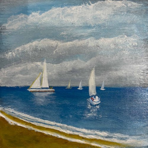 Sailing #9 by KM Arts