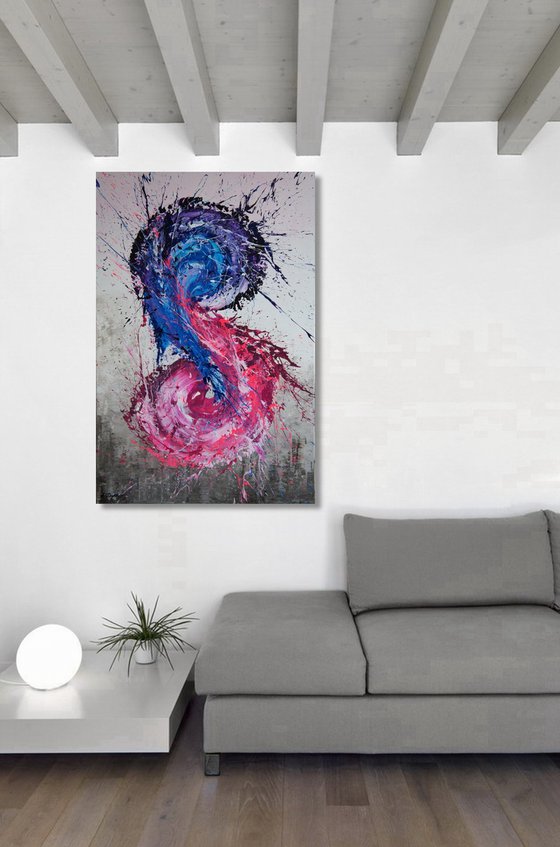 Yin And Yang (Spirits Of Skies 096115) - 80 x 120 cm - XL (32 x 48 inches)