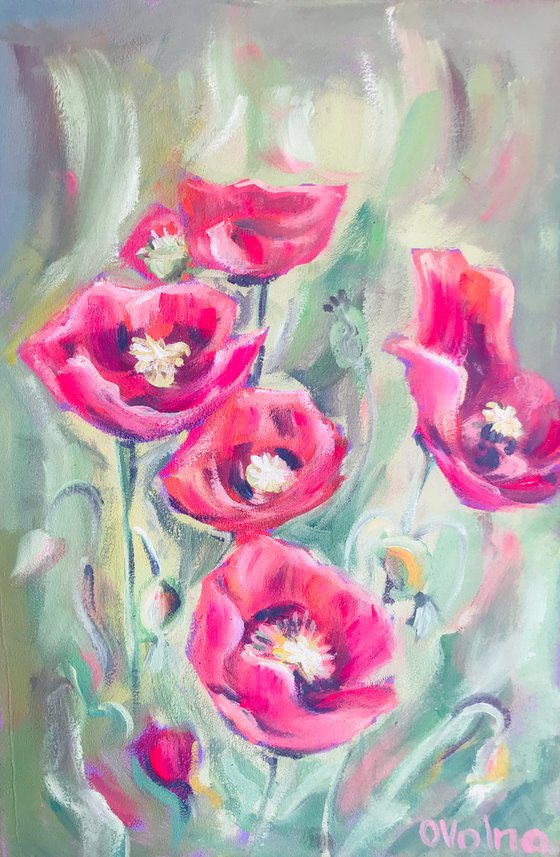 Pink Poppies