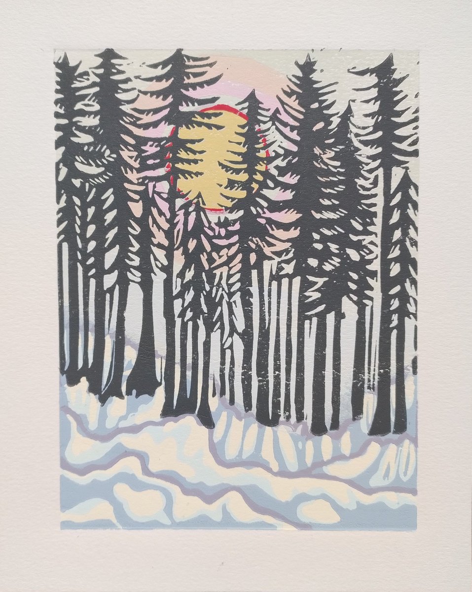 Winter forest by Joanna Plenzler