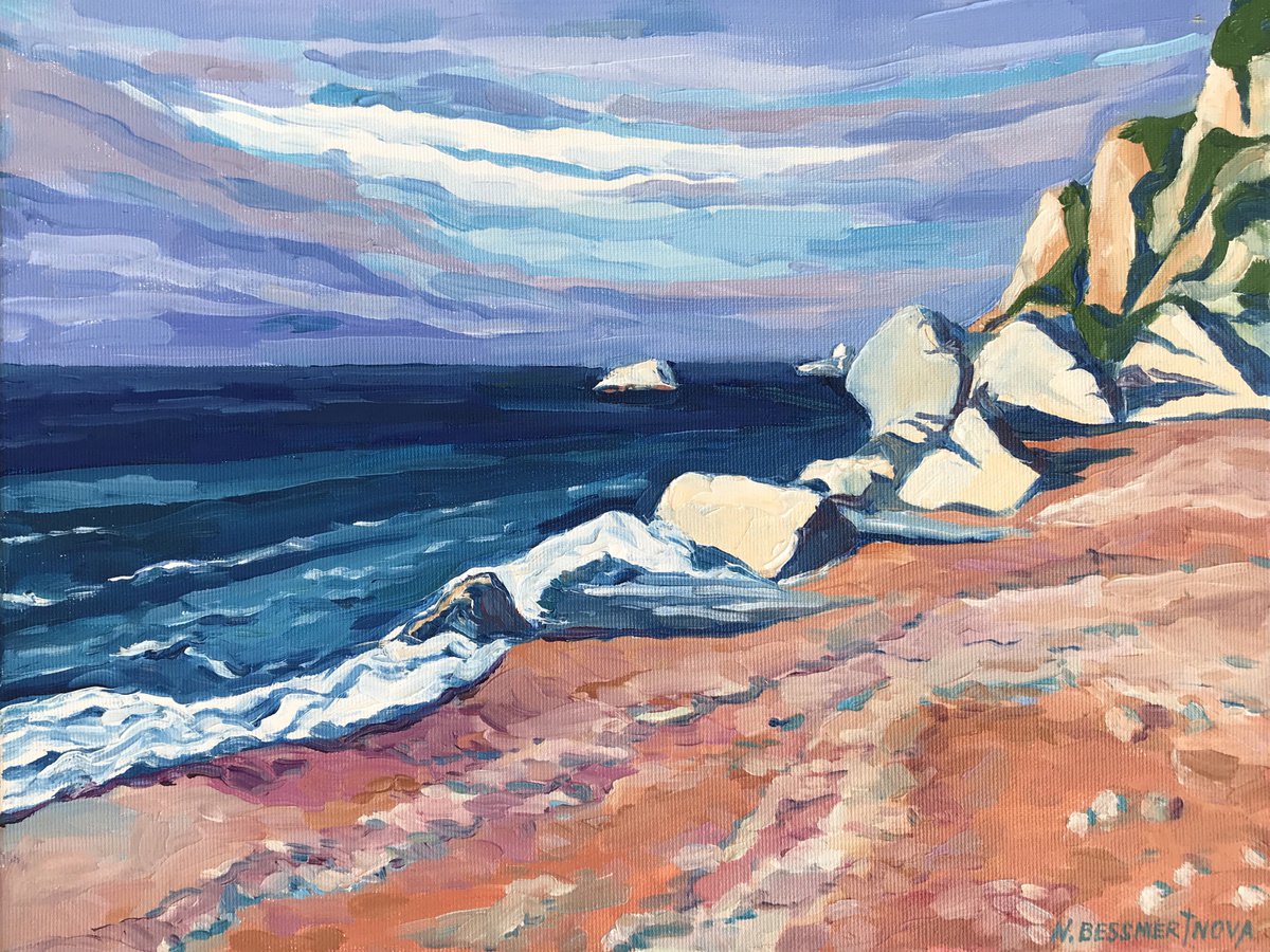 Tranquil Shore By Natalia Bessmertnova, 16 X 12, Artwork For Sale On Artfinder