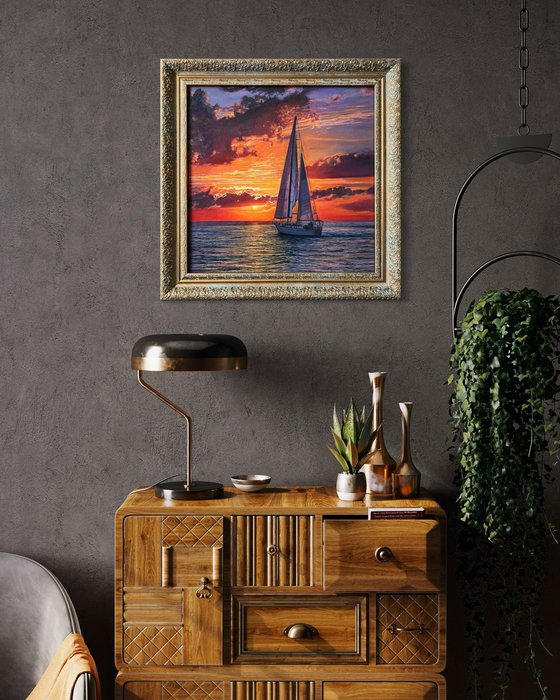 Through the Flames of Sunset