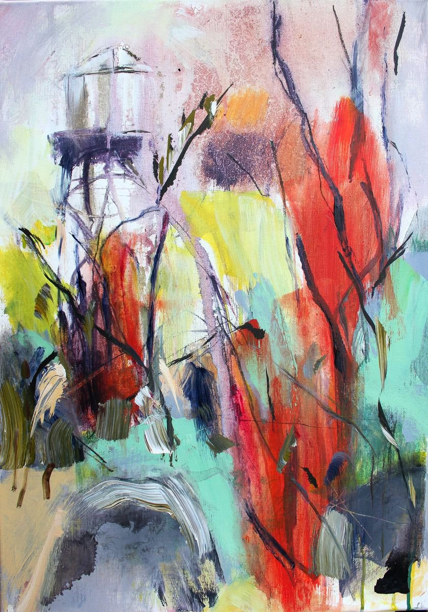 rainy Restless Temple by Ges Wilson