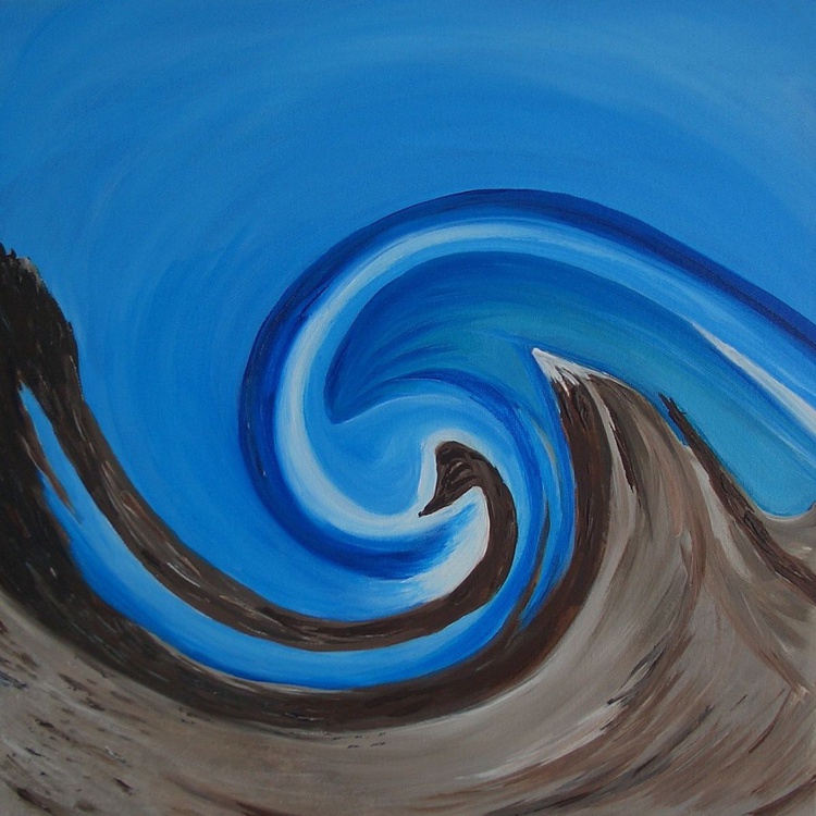 Tidal Wave Contemporary Abstract Artfinder