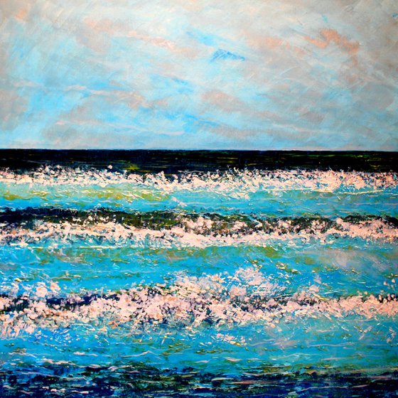 Freshwater Bay in Winter ( Large-100 cm x100cm)