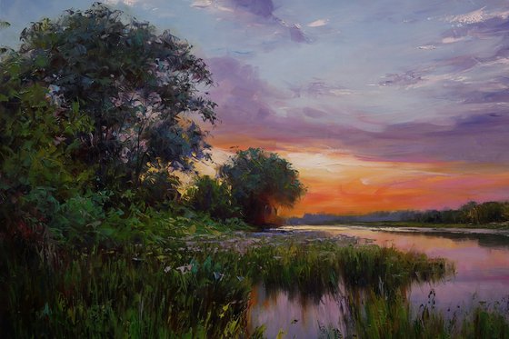 "Sunset on the River"