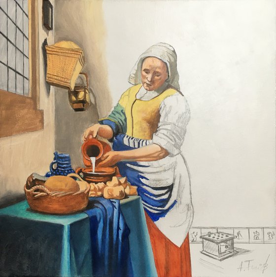 Made to Order Copy — The Milkmaid, Vermeer
