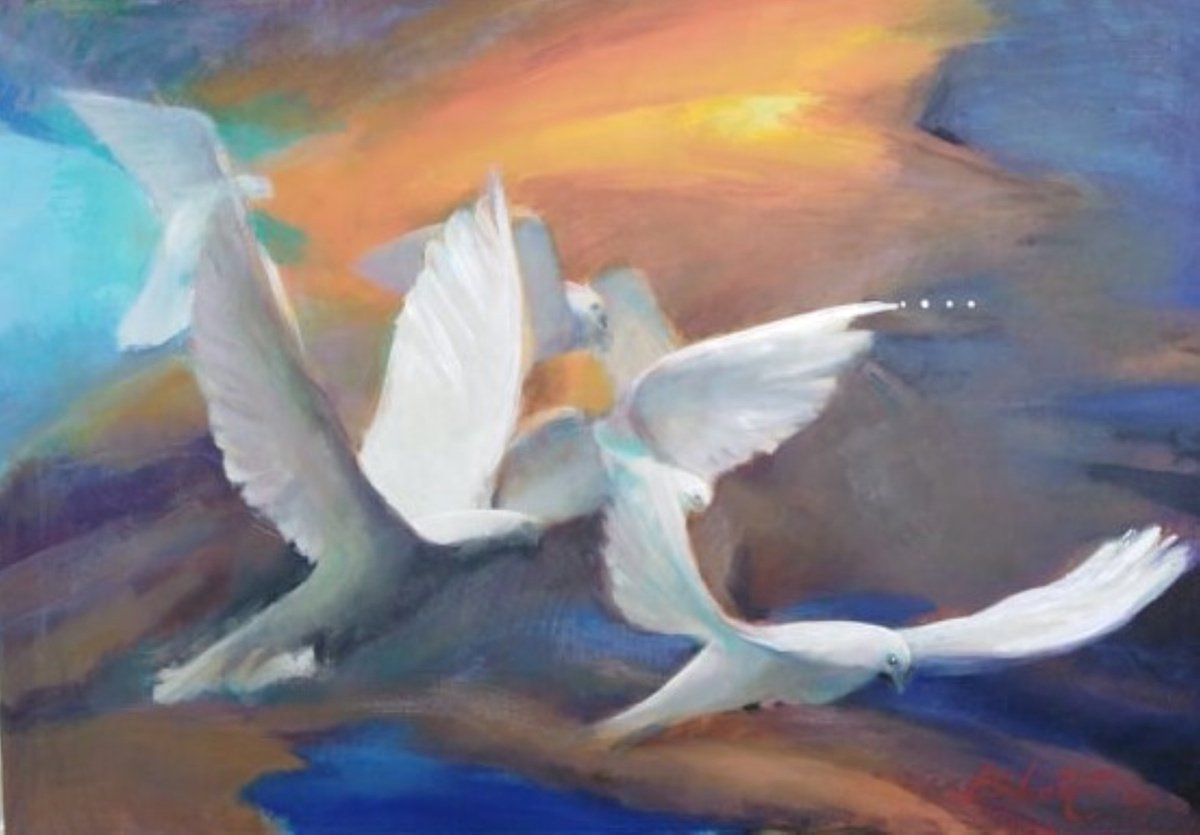 WHITE DOVES by Boro Ivetic