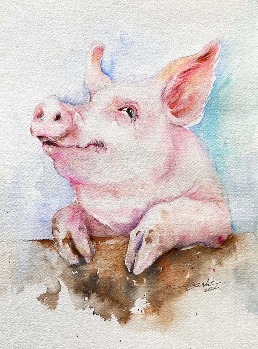 Happy Dudley_ Pig by Arti Chauhan