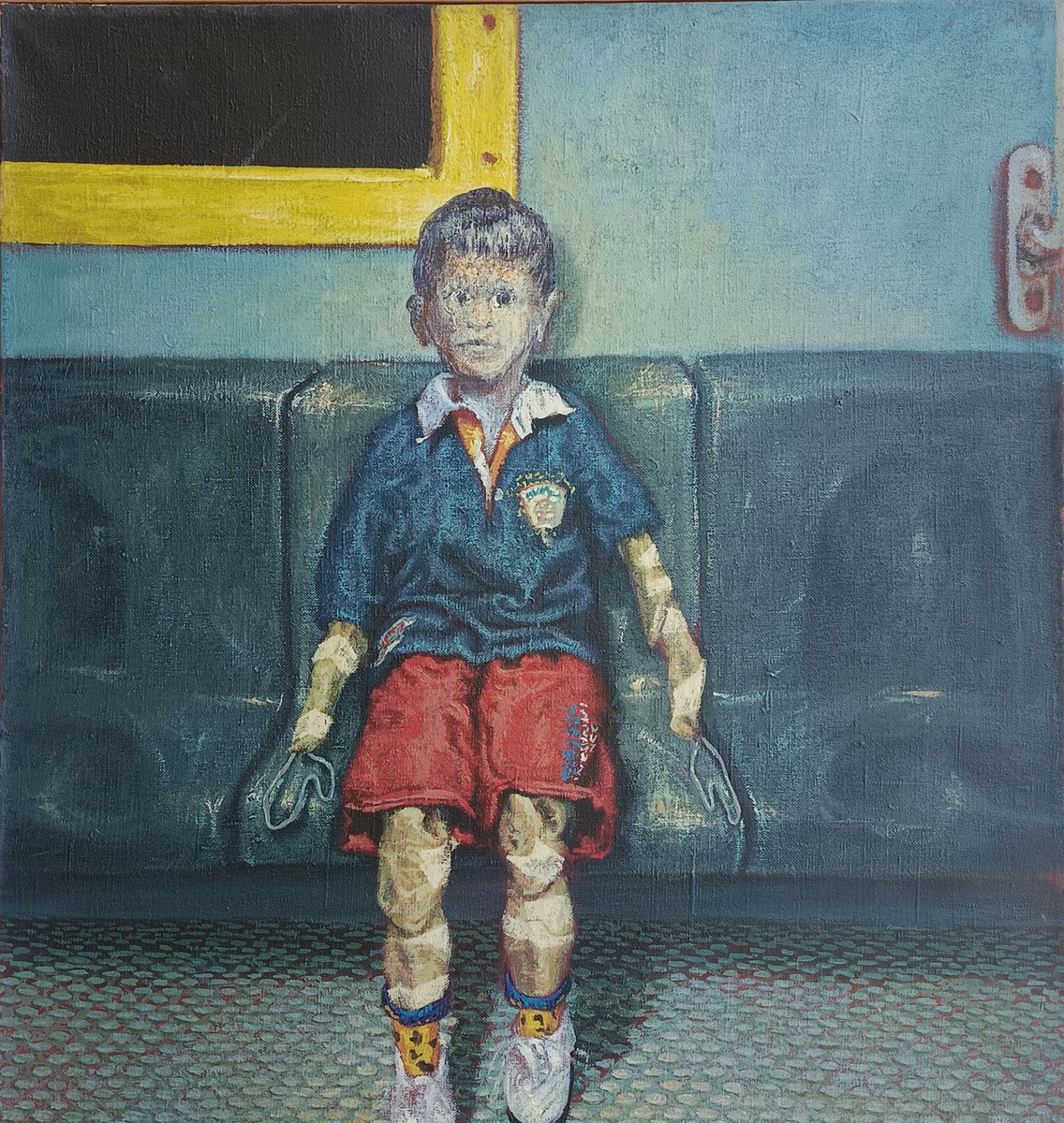 Urban And Pop Oil Painting , The First Trip. By Antonio Mele, 27 X 28, Artwork For Sale On Artfinder