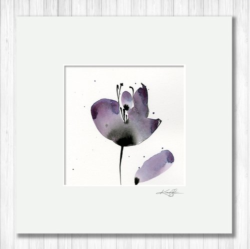 Petite Loveliness 9 - Floral Painting by Kathy Morton Stanion by Kathy Morton Stanion