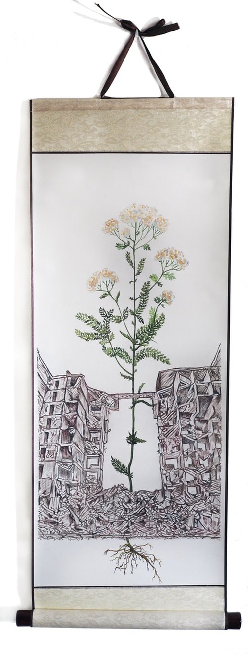 Yarrow- a series "Overgrow but cannot heal" by Delnara El