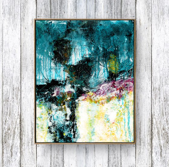 Dream Spell - Abstract Textured Painting  by Kathy Morton Stanion