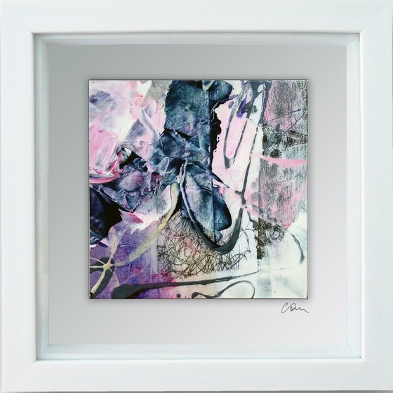 Framed ready to hang original abstract  - colours #14