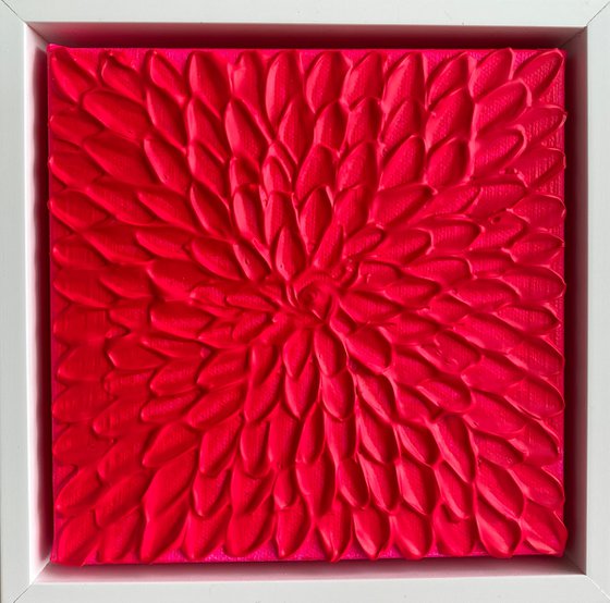 Fluoro pink abstract mini