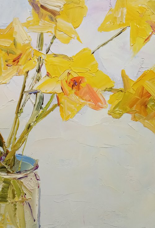 " Daffodils   " by Yehor Dulin