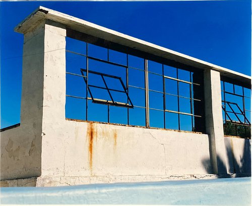 Window of the World, Zzyzx Resort Pool, Soda Dry Lake, California by Richard Heeps