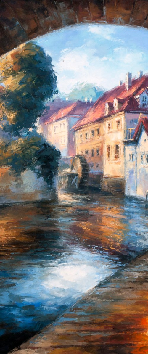 Mill in the old town by Alexandr Klemens