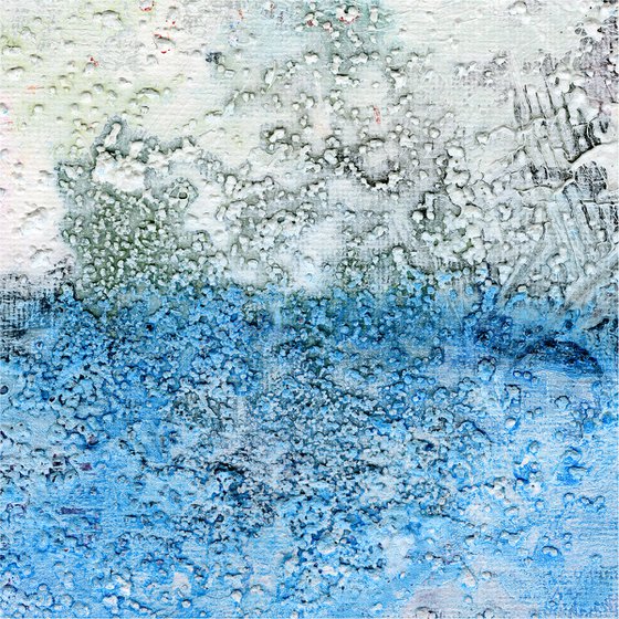 Peaceful Thoughts - Textural Abstract Painting by Kathy Morton Stanion