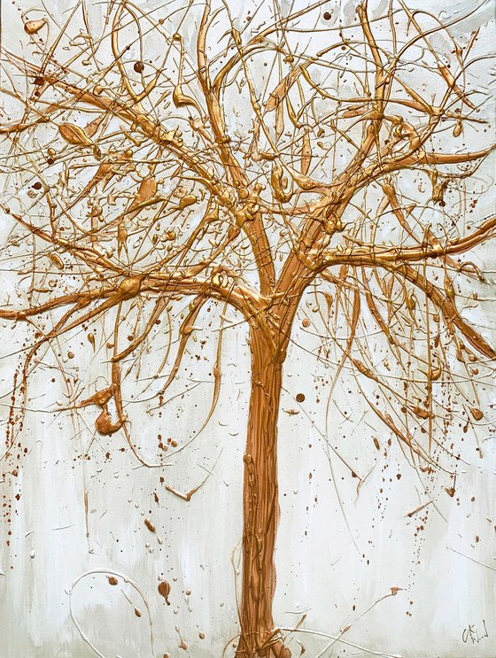 Copper Gold Tree