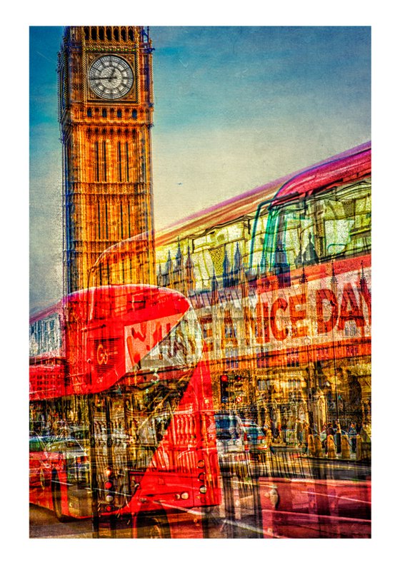London Vibrations - Have A Nice Day! Limited Edition 1/50 15x10 inch Photographic Print