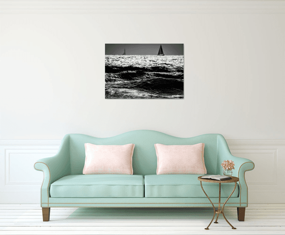 Two Sailboats | Limited Edition Fine Art Print 1 of 10 | 90 x 60 cm